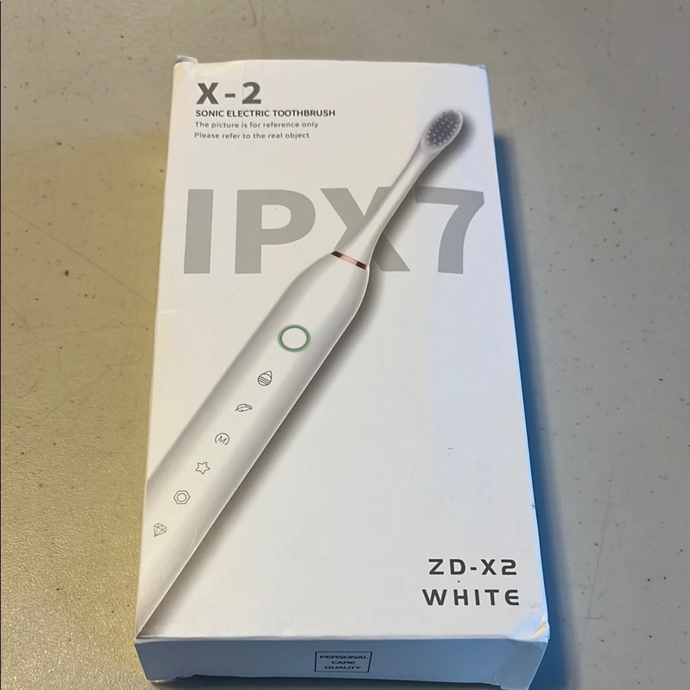 ZD-X2 White Sonic Electric Toothbrush brand new inbox